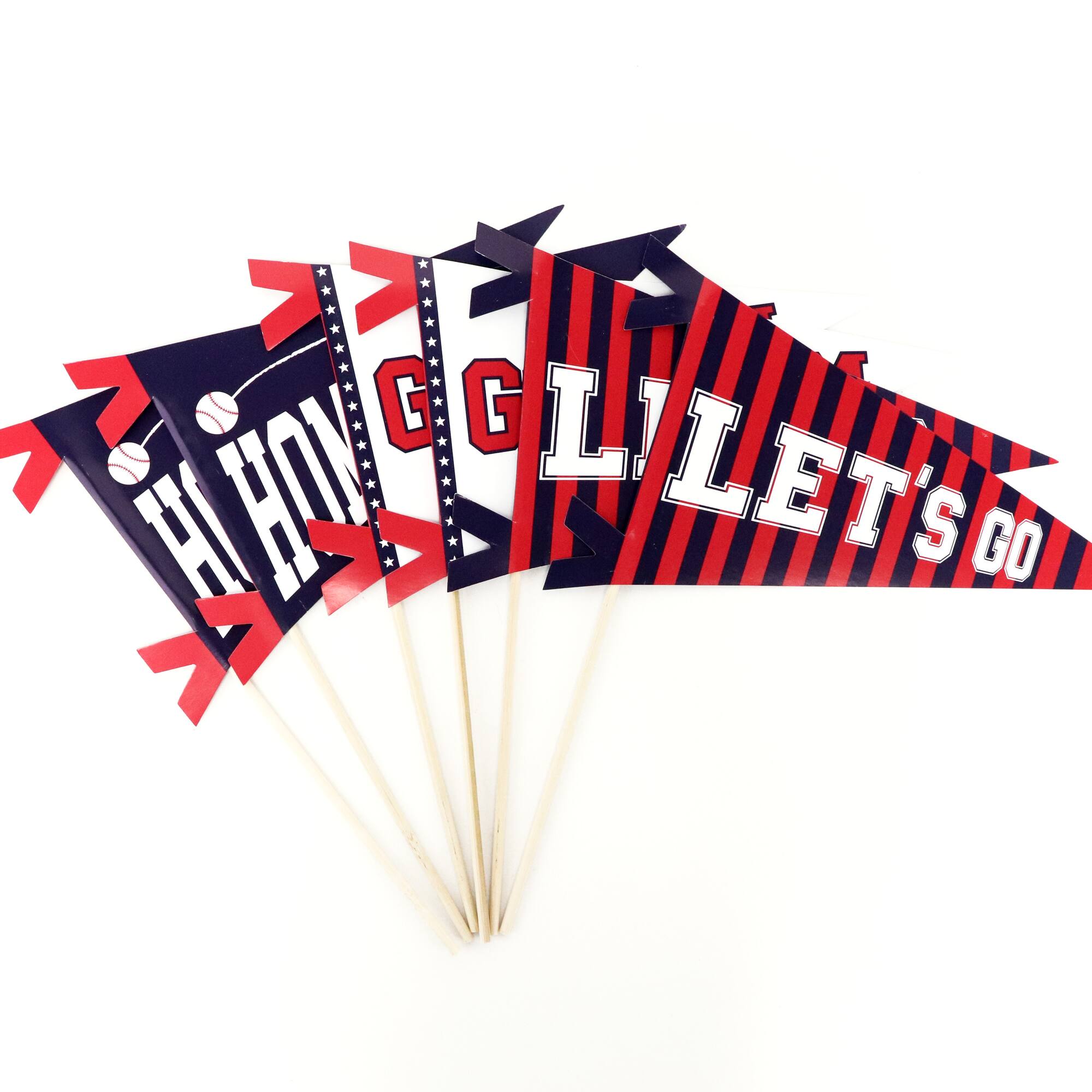 Baseball Paper Flags, 6ct. by Celebrate It®